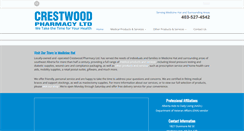 Desktop Screenshot of crestwoodpharmacy.ca